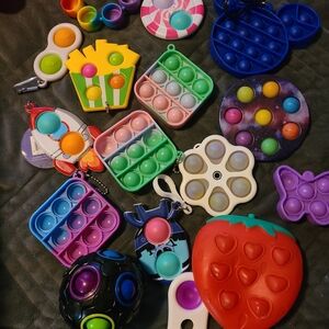 Colorful Pop It Fidget Toy Set